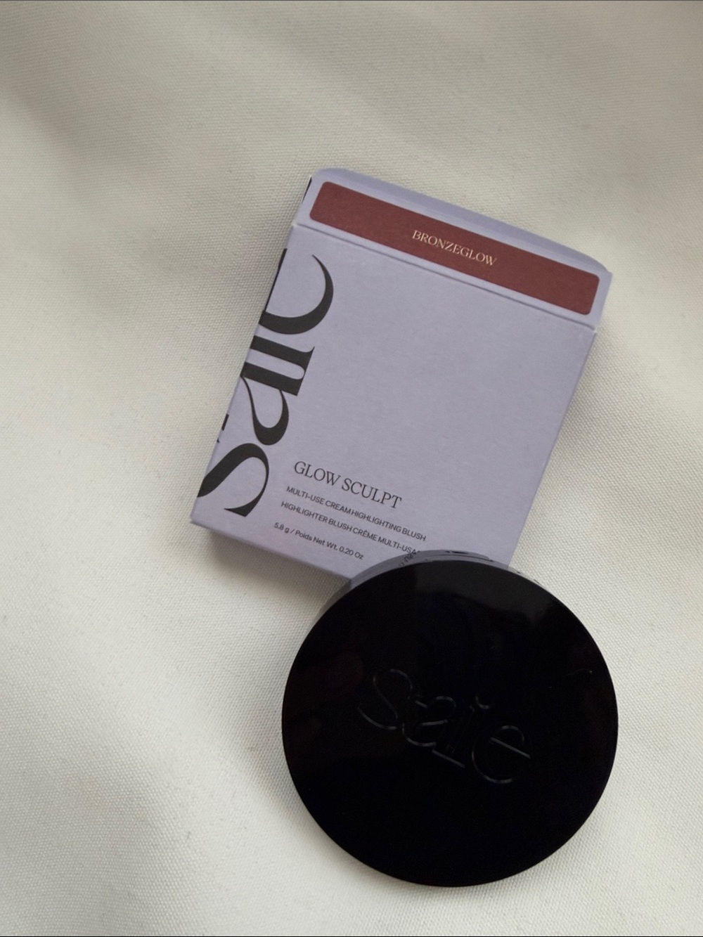 BNWT! Saie Glow Sculpt Multi-Use Cream Highlighting Blush - shade Bronzeglow